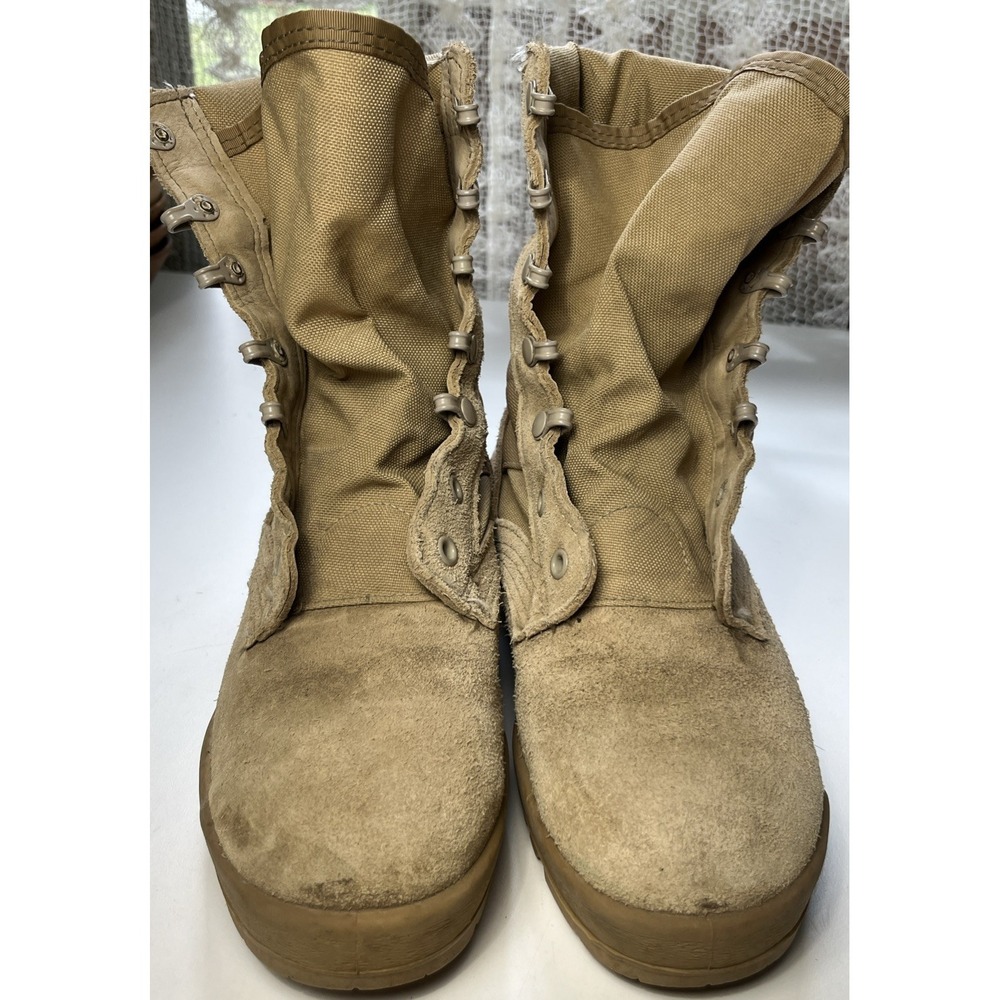 Mcrae Army Combat Boots. Coyote Tan Men Size 4.5 Vibram Sole Women's 5.5 Issued‎